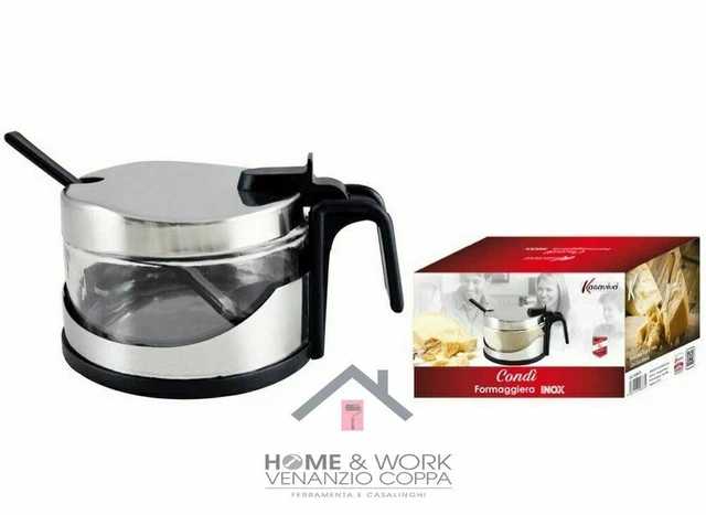 Porta Burro E Formaggio In Porcellana - Burriera Da Tavola E Frigo, Ermetica, Lavabile In Lavastoviglie - Foto 8