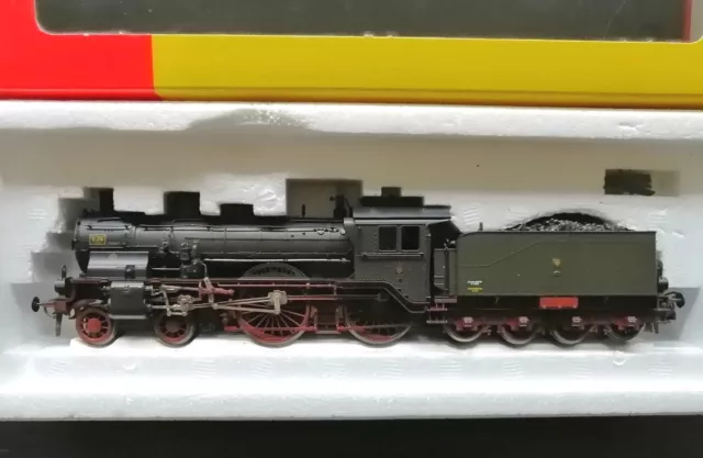 Locomotive vapeur/tender Fleischmann HO 4828 - Chemins de fer royaux prussiens