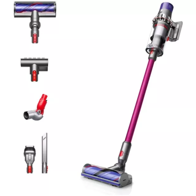 Dyson Cyclone V10 Extra 0,76L Aspirapolvere senza Filo - Nickel/Fuchsia