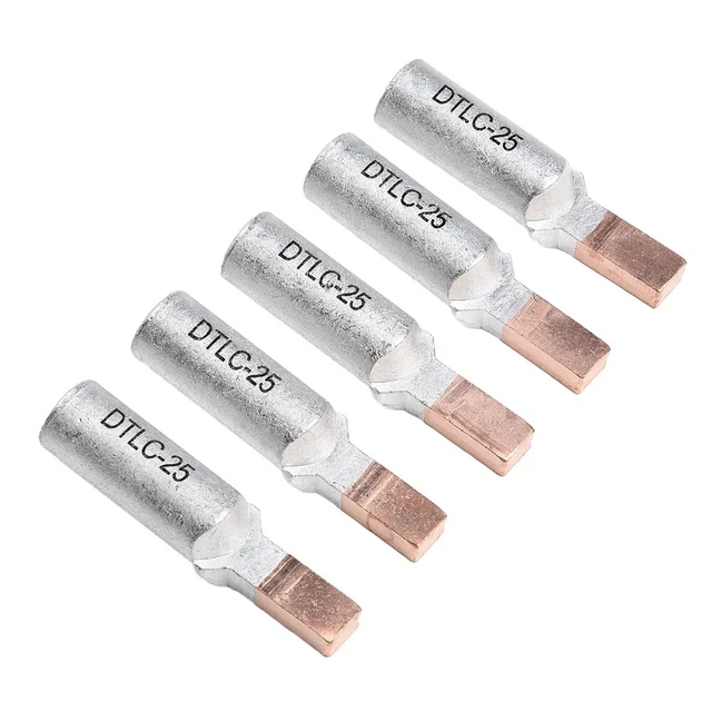 Connettori circuito scatola contatore DTLC efficienti confezione da 5 perni rame e alluminio