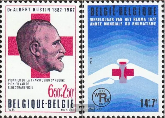 Belgien 1892-1893 (kompl.Ausg.) postfrisch 1977 Rotes Kreuz von Belgien