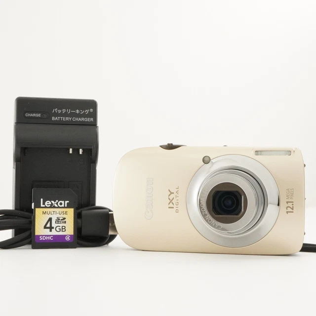 CANON IXY DIGITAL 510 IS Gold With 4GB SDHC Card Digital