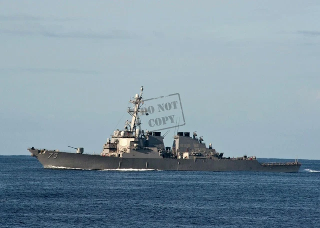 US Navy USN guided-missile destroyer USS Donald Cook (DDG 75) D1 8X12 PHOTOGRAPH