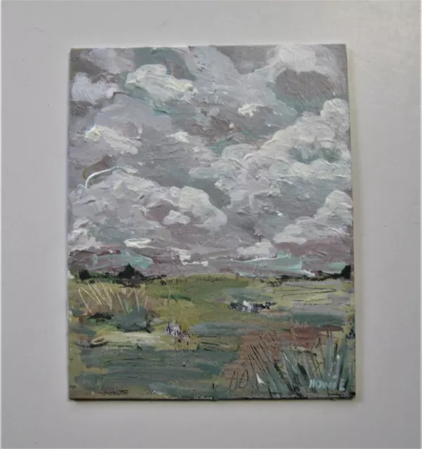 Original Impressionist Landscape Painting, 8 x 10, acrylic art canvas, OOAK