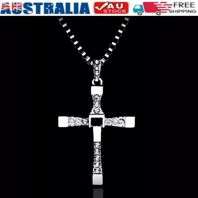 FAST AND THE Furious Dominic Torettos Cross Pendant Chain Vin