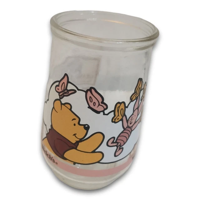 WELCH'S DISNEY WINNIE The Pooh Jelly Jar Glass Cup Pooh's Grand