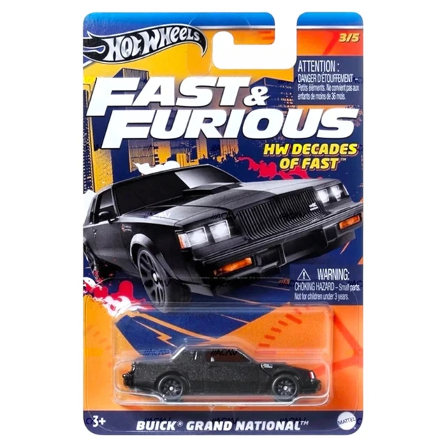 2024 HOT WHEELS Fast & Furious Decades of Fast Buick Grand Nat 3/5 1