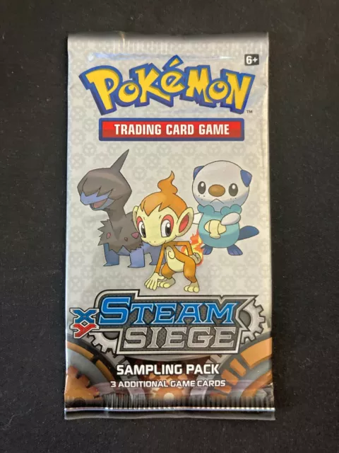 Steam Siege Sampling Booster Pack Pokemon card UK/US Exclusive Mint from box