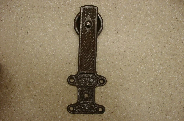 Antique Sargent & Co. Trolley Hanger,Great Display Piece,Steampunk, Plant Hanger