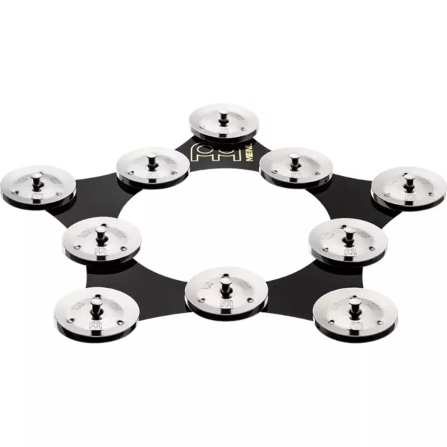 Meinl Percussion Super Flex Hihat Tambourine, Stainless Steel Jingles