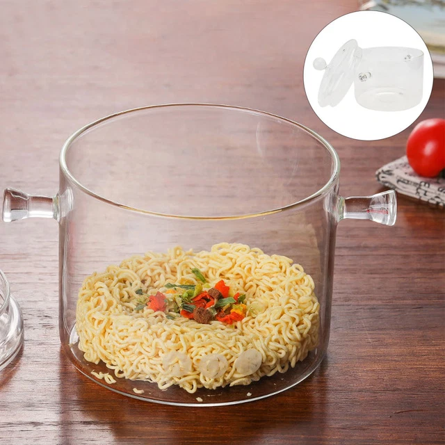 Olla de vidrio jarra de leche popurrí olla sartén olla de pasta