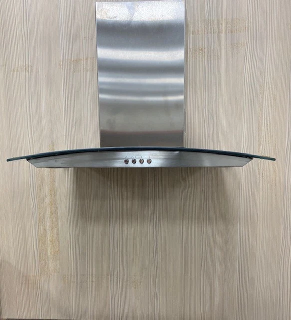 ELICA 60CM CURVED Stainless Steel Glass Extractor Cooker Hood