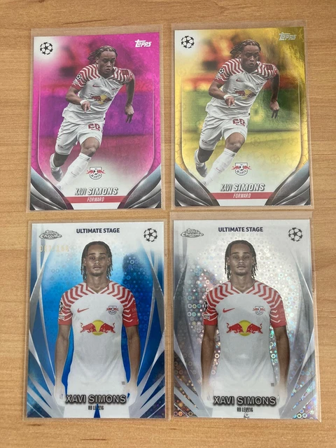 Carte à Collectionner PSA 9 - Xavi Simons 2023-24 Merlin Heritage Rose #133/10 - Football