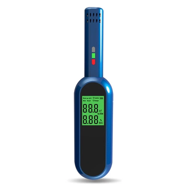 Probador de alcohol prueba de alta precisión pantalla digital de aliento P4T7