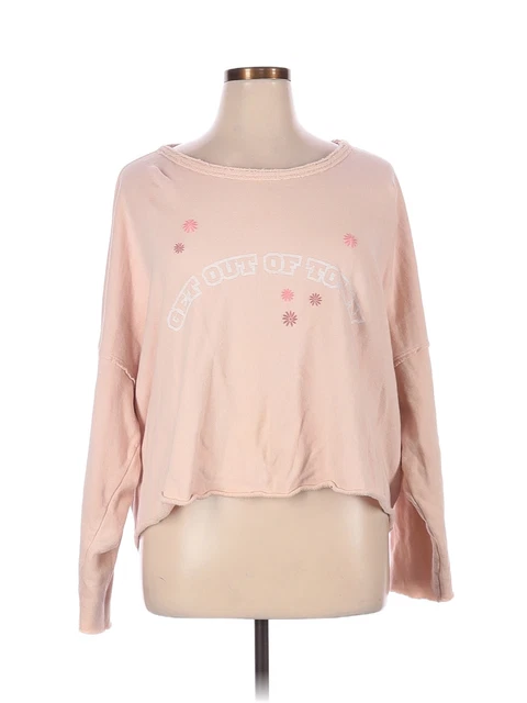 Aerie Women Pink Sweatshirt XL