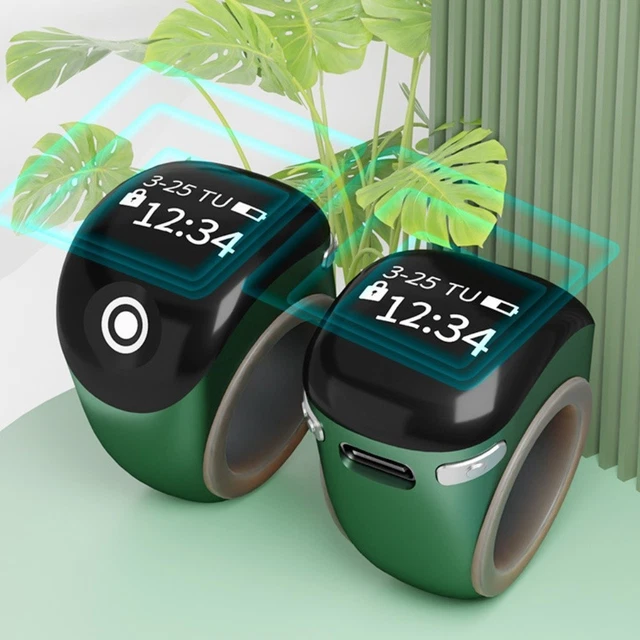 Atyhao Compteur De Perles Numérique – Bague De Méditation Bouddhiste – 6 Canaux, Recharge USB – Noir – Outil De Comptage De Chant