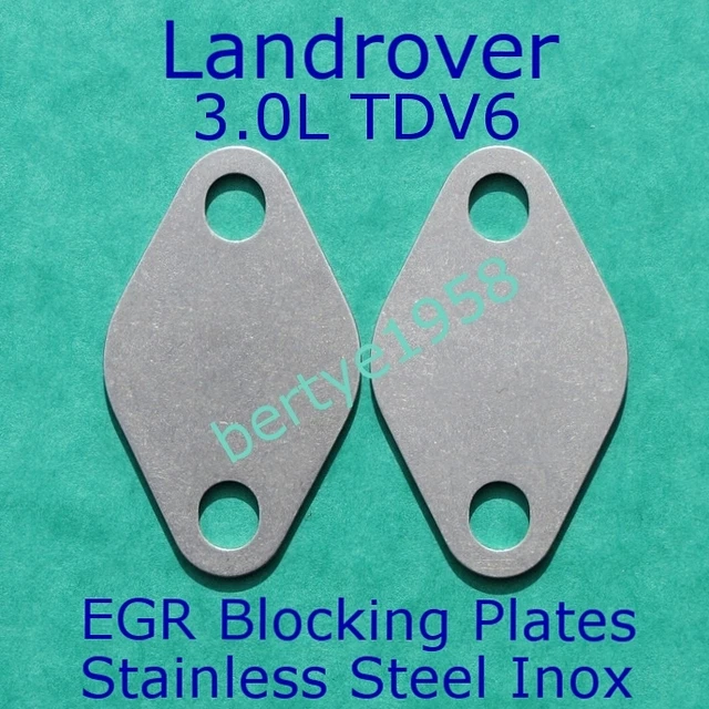 EGR BLANK PLATES Landrover's 3.0L TDV6 SDV6 Discovery 4, Range Rover