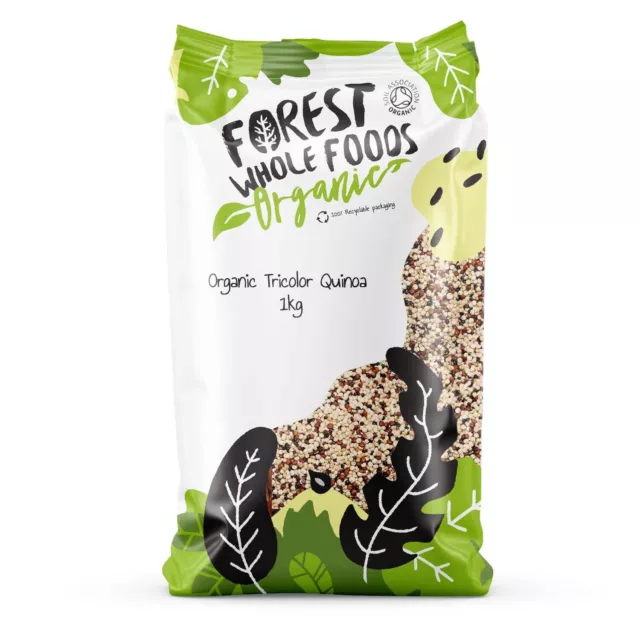 Organic Tricolor Quinoa 1kg - Forest Whole Foods