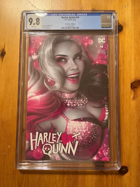 Harley Quinn #14 CGC 9.8 NM/MT, Warren Louw KRS Comics variant cover A!