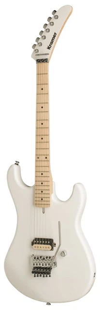 Kramer The 84 E-Guitare Blanc Mat Aulne Érable Seymour Duncan Humbucker Tremolo 2