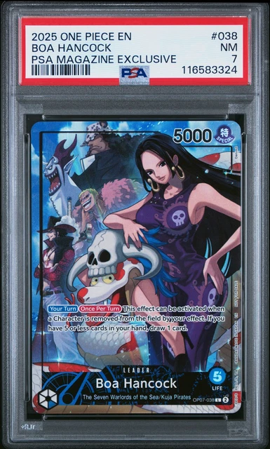 2025 ONE PIECE Promos Psa Magazine Exclusive #038 Boa