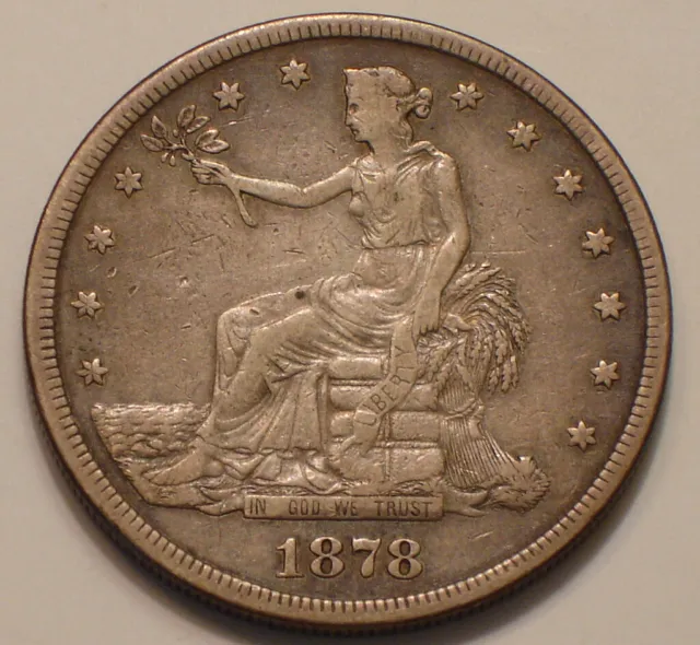 1878-S United States TRADE Silver Dollar