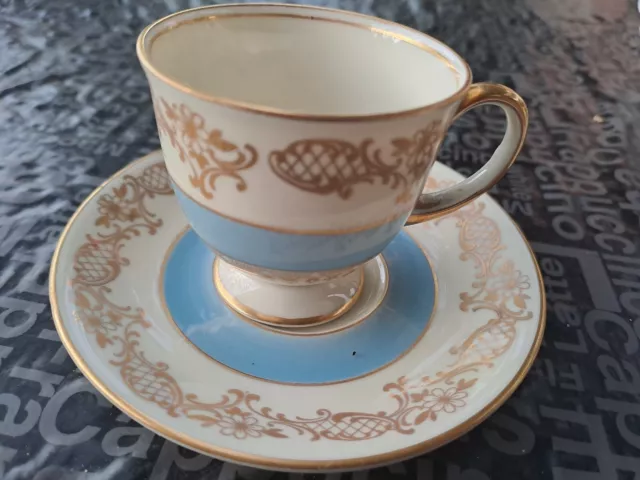 RARE VINTAGED Royal Bayreuth Demitasse Cup & Saucer Set