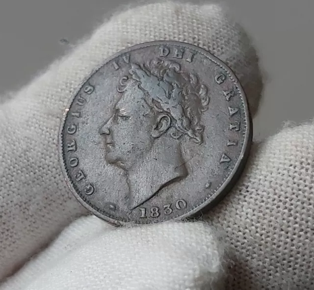 George IV 1830 Farthing In Collectable Condition. 7