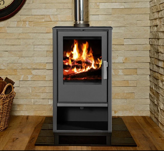 WOOD BURNING Stove V05 Capri Log Burner 7.6 KW £639.00 PicClick UK