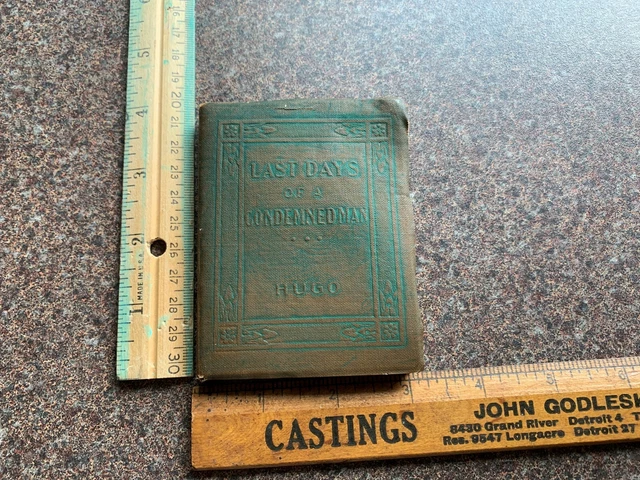 Vintage The Last Days Of A Condemned Man By Victor Hugo Little Leather Library