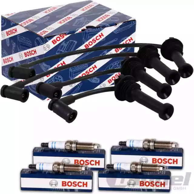 BOSCH Candele + Cavo Accensione Adatto A per Samurai SUV SJ413 1.3