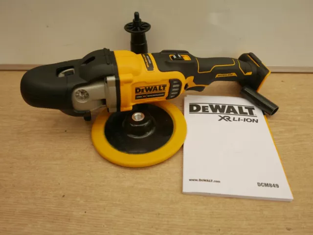 Dewalt 18V Xr Dcm849 180Mm Rotary Polisher Bare Unit