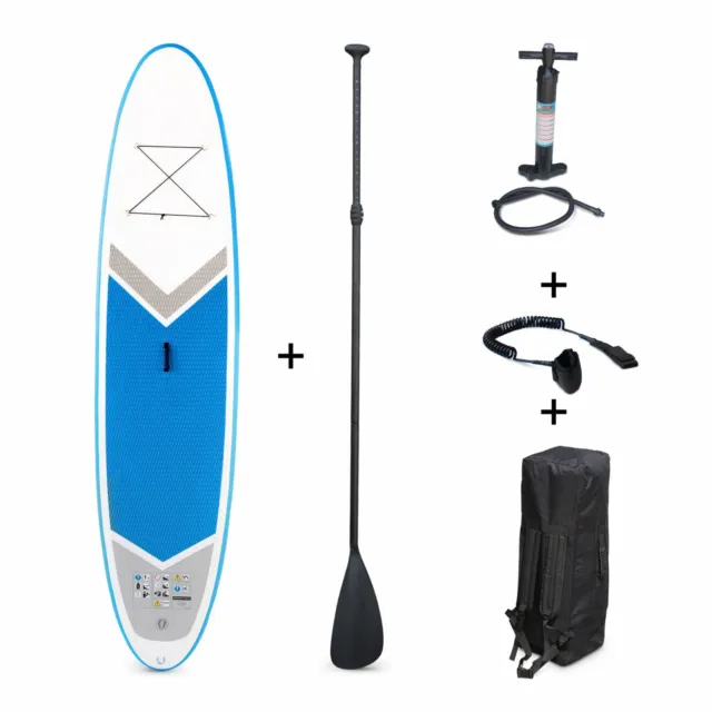 Pack stand up paddle gonflable Rico 10’10" avec pompe haute pression simple