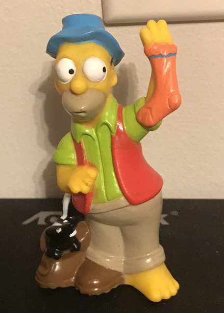 Vintage 1990 Burger King The Simpsons Go Camping Happy Meal Toys Marge and Homer