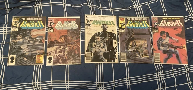 MARVEL COMICS LOT The Punisher First Series Vol. 1 # 1-5