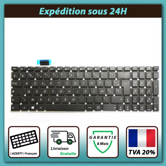 Clavier ASUS VivoBook S15 S510U S510UA S510UR U5100UQ Français Azerty