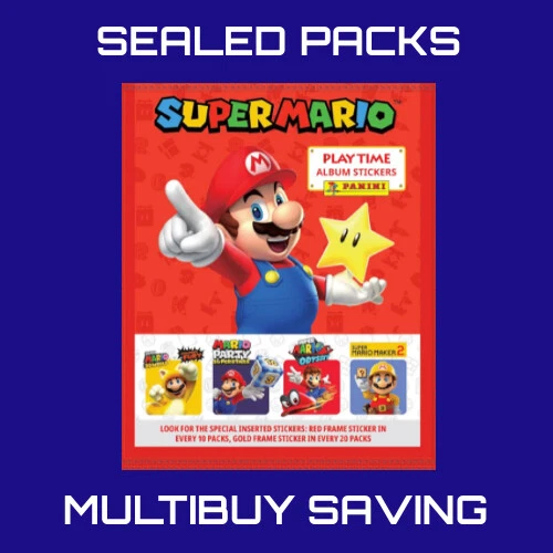 Panini Super Mario Playtime 2023 Album De Stickers Édition Limitée Panini Super Mario Playtime 2023 Album De Stickers Édition Limitée
