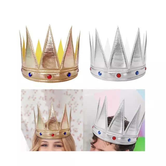 King Crown Cappello da compleanno per bambini Corona Copricapo Corona Cake