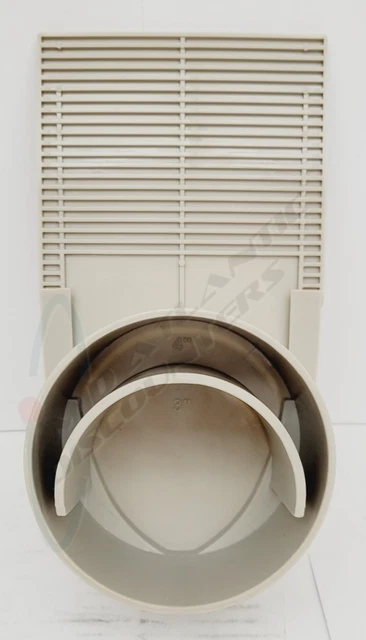 Trench Drain Supply T1400-PEO 4" No Hub End/Inlet/Outlet and Front/End Cap