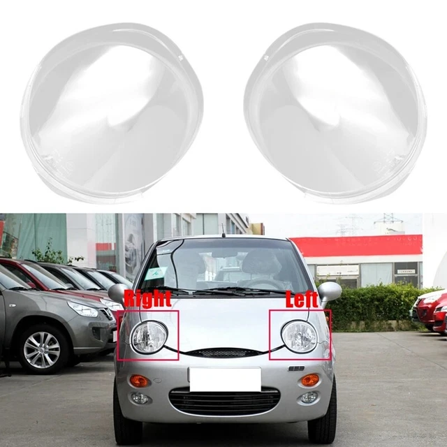 1Pair Car Headlight Shell Lamp Shade Transparent Lens Cover Headlight Cover T3Z3