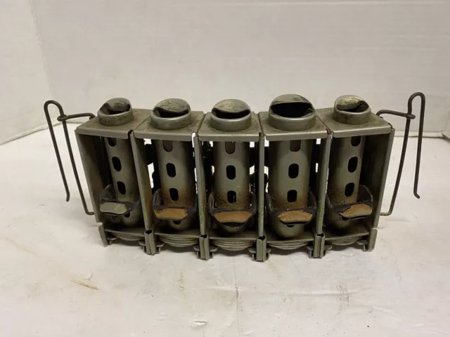 Vintage Johnson Fare Box Co Chicago 5 Barrel Change Dispenser