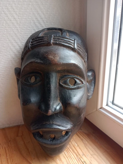 Ancien Masque  Ethnique  Afrique 19 Eme