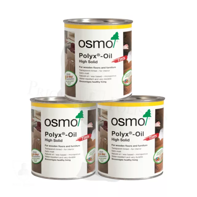 Osmo Polyx Hard Wax Oil Tints - All Colours - All Sizes - Any Sheen - Free P&P