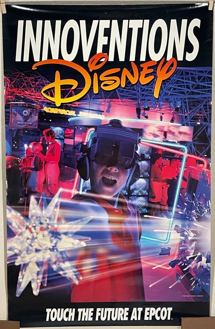Walt Disney World Epcot Innoventions Rolled Travel Poster (1995)