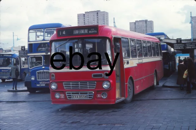 Alexander Fife Leyland Leopard Glasgow Scottish bus colour slide