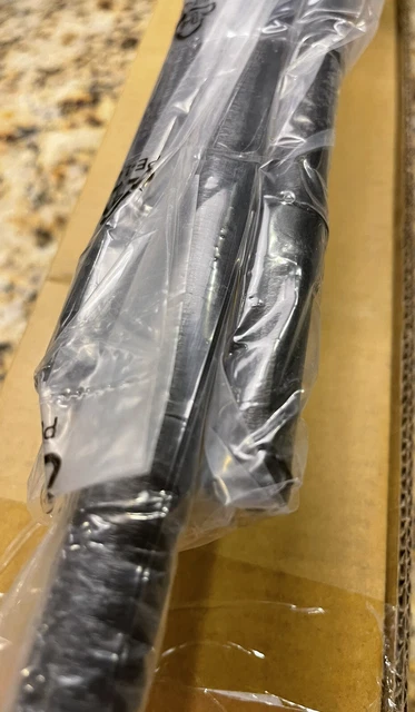 Pottery Barn Cast Iron Black Curtain Rod & Wall Bracket, Large 60-108, .75" NEW 2