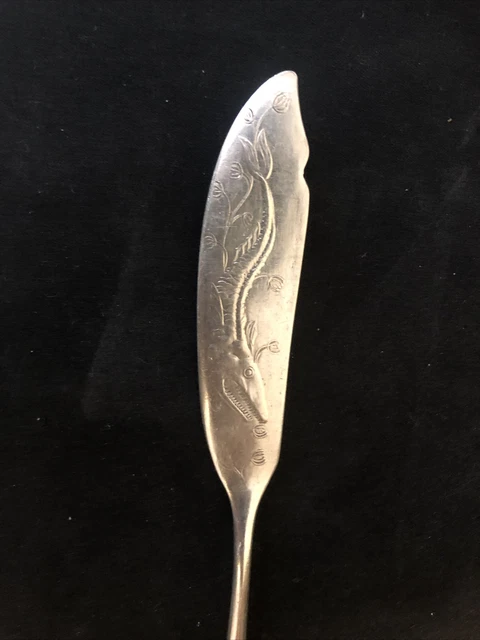 Calderoni F.lli 60 Knife Flatware Italy - Fish Pattern