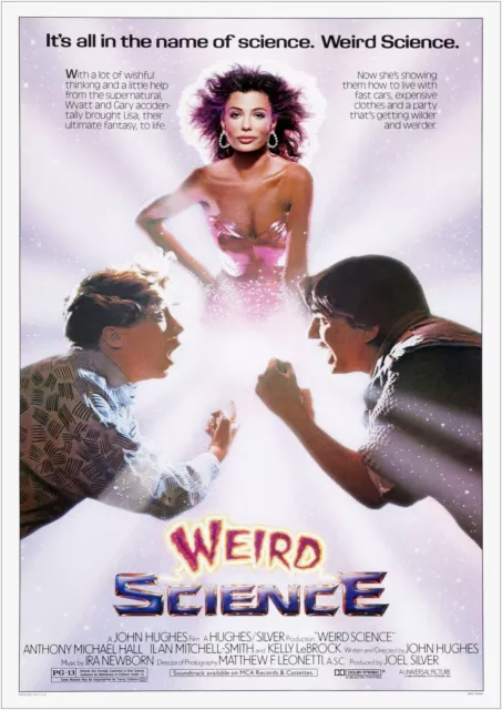 Weird Science Classic 80s Movie Large CANVAS Art Print Gift A0 A1 A2 A3 A4 2