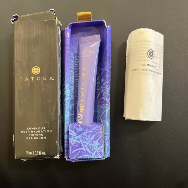 NWB SEALED Tatcha Luminous Deep Hydration Firming Eye Serum (15 ml) *SHIPS FREE*