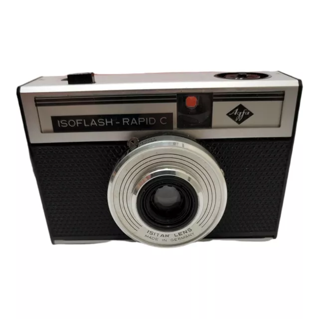 Agfa ISOFLASH RAPID C 35mm Camera Box & One Cassette untested vtg 70's CIB 3